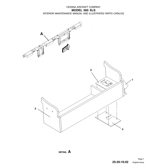 Original Issue 25-20-16-02 for Cessna 560 Aircraft Original Issue 25-20-16-02 for Cessna 560 Aircraft