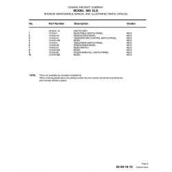 Aviation Part 101016-1 for Cessna 560XL Aircraft Aviation Part 101016-1 for Cessna 560XL Aircraft