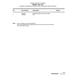 Aviation Part 4590160-1 for Cessna 560XL Aircraft