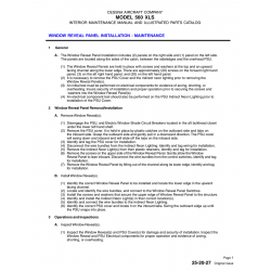 Original Issue 25-20-27 for Cessna 560XL Aircraft Original Issue 25-20-27 for Cessna 560XL Aircraft