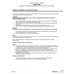 Original Issue 25-00-03 for Cessna 680 Aircraft Original Issue 25-00-03 for Cessna 680 Aircraft