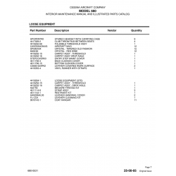 Aviation Part 4419004-1 for Cessna 680 Aircraft Aviation Part 4419004-1 for Cessna 680 Aircraft