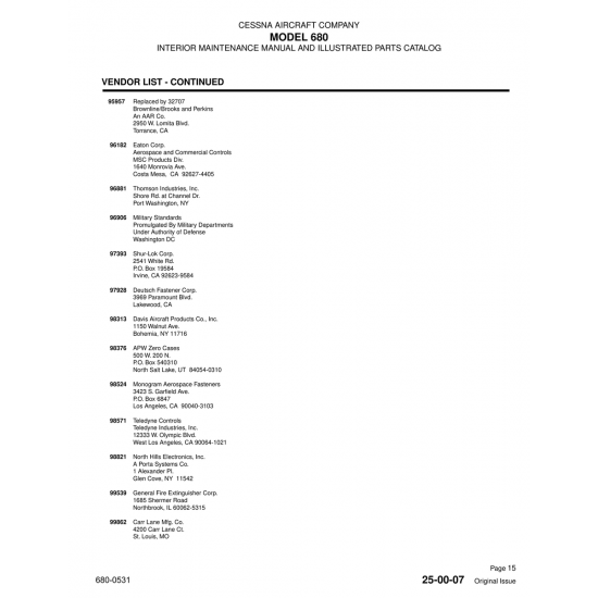 98571 — Teledyne Controls for Cessna 680
