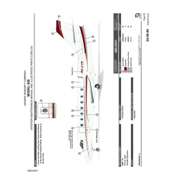 Aviation Part P1174 for Cessna 680 Aircraft Aviation Part P1174 for Cessna 680 Aircraft