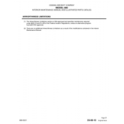 Original Issue 25-00-10 for Cessna 680 Aircraft Original Issue 25-00-10 for Cessna 680 Aircraft