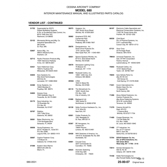 35173-0081 — Trussville, Al for Cessna 680