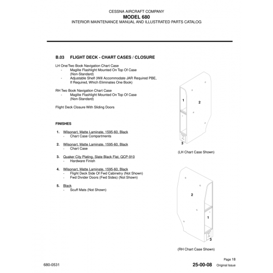 1595-60 — 1. Wilsonart for Cessna 680