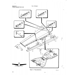Aviation Part T-34A-4-2 for Beechcraft T-34 Mentor Aircraft