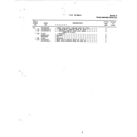 Aviation Part 5-123 for Beechcraft T-34 Mentor Aircraft Aviation Part 5-123 for Beechcraft T-34 Mentor Aircraft