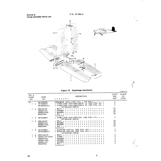 T-34A-4-15 — Aviation Part