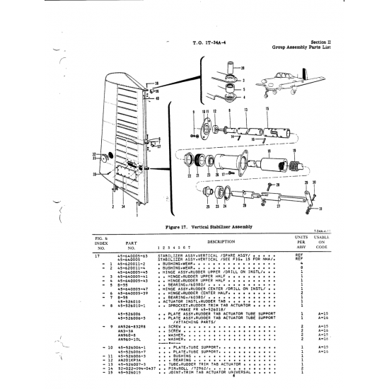 T-34A-4-1 — Aviation Part