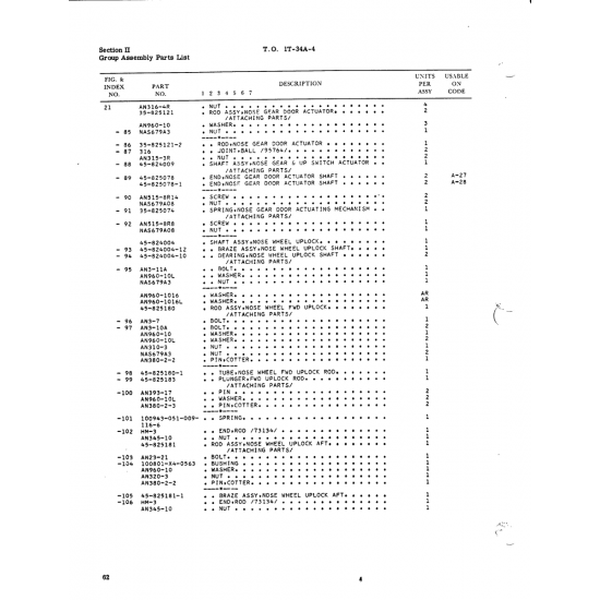 Aircraft Bolt AN393-17 for Beech T34 Mentor Aircraft Aircraft Bolt AN393-17 for Beech T34 Mentor Aircraft