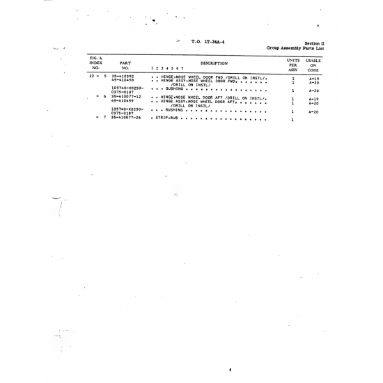 Aviation Part 35-410077-26 for Beech T34 Mentor Aircraft Aviation Part 35-410077-26 for Beech T34 Mentor Aircraft