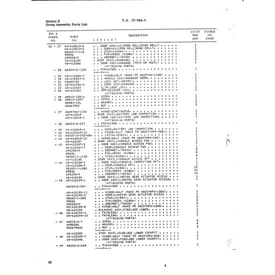 AN-Standard Aircraft Hardware AN257H4-1100 — BEECH T34 MENTOR AN257H4-1100 — AN-Standard Aircraft Hardware for BEECH T34 MENTOR