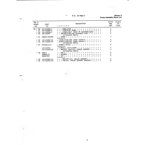Aviation Part 45-410396-5 for Beech T34 Mentor Aircraft Aviation Part 45-410396-5 for Beech T34 Mentor Aircraft