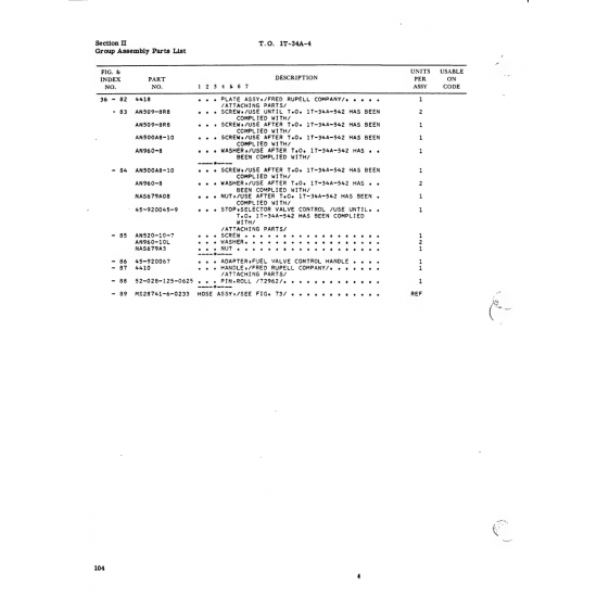 Military-Standard Aircraft Part MS28741-6-0233 for Beech T34 Mentor Aircraft Military-Standard Aircraft Part MS28741-6-0233 for Beech T34 Mentor Aircraft