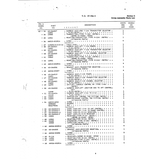 Aviation Part 45-344540-11 for Beech T34 Mentor Aircraft Aviation Part 45-344540-11 for Beech T34 Mentor Aircraft