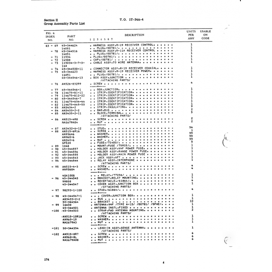 Aviation Part 45-344547-1 for Beech T34 Mentor Aircraft Aviation Part 45-344547-1 for Beech T34 Mentor Aircraft
