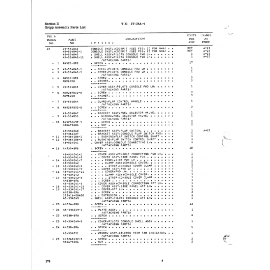 AN526-8R8 — Truss-Head Screw for BEECH T34 MENTOR