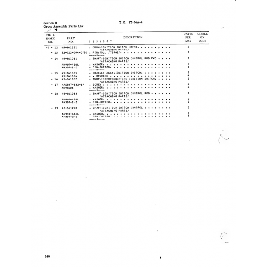 Precision Aerospace Fastener (NAS standard) NAS387-632-6P for Beech T34 Mentor Aircraft Precision Aerospace Fastener (NAS standard) NAS387-632-6P for Beech T34 Mentor Aircraft