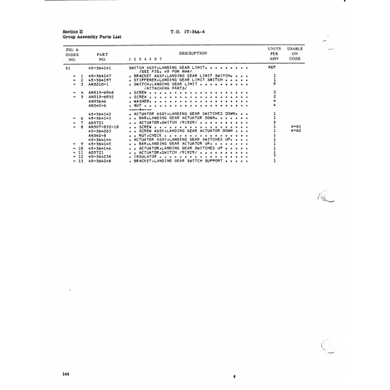 Aviation Part AD5721 for Beech T34 Mentor Aircraft Aviation Part AD5721 for Beech T34 Mentor Aircraft