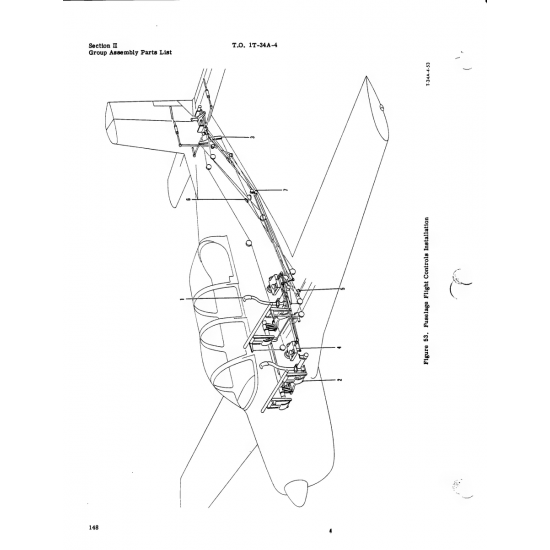 Aviation Part T-34A-4-53 for Beech T34 Mentor Aircraft Aviation Part T-34A-4-53 for Beech T34 Mentor Aircraft