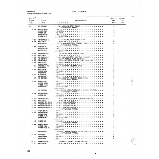 AN-Standard Aviation Hardware AN200K3L for Beech T34 Mentor Aircraft