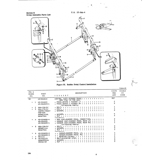 Aviation Part 008-024 for Beech T34 Mentor Aircraft Aviation Part 008-024 for Beech T34 Mentor Aircraft