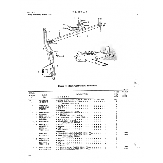 AN-Standard Aviation Hardware AN200KP4 for Beech T34 Mentor Aircraft AN-Standard Aviation Hardware AN200KP4 for Beech T34 Mentor Aircraft