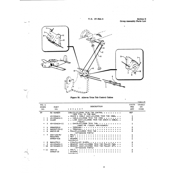 Aviation Part (45--524614) — Beechcraft T34 Mentor Aviation Part (45--524614) — Beechcraft T34 Mentor