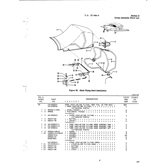AN-Standard Aircraft Hardware AN227-78 — BEECH T34 MENTOR AN227-78 — AN-Standard Aircraft Hardware for BEECH T34 MENTOR