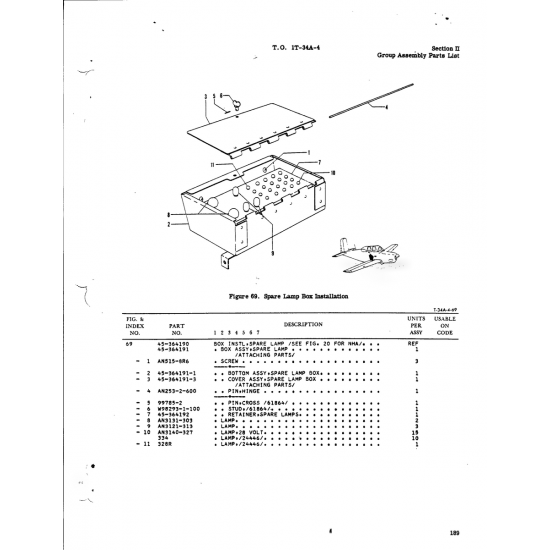 AN-Standard Aircraft Hardware AN253-2-600 — BEECH T34 MENTOR AN253-2-600 — AN-Standard Aircraft Hardware for BEECH T34 MENTOR