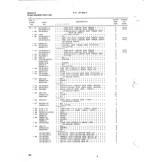 Aviation Part 45-361200-2 for Beech T34 Mentor Aircraft Aviation Part 45-361200-2 for Beech T34 Mentor Aircraft