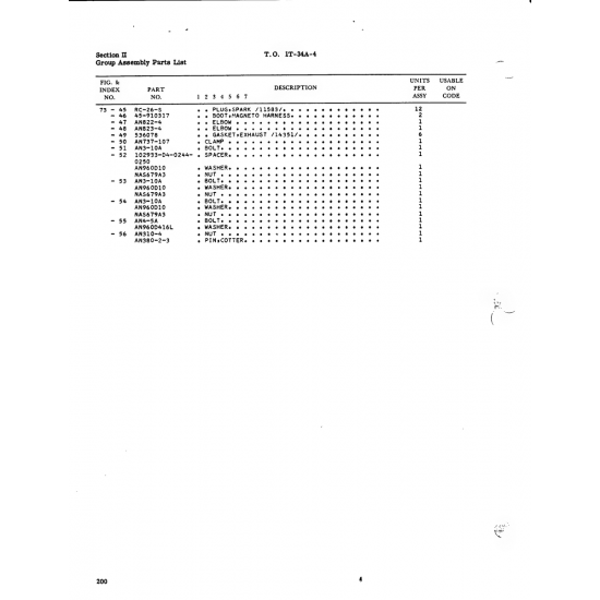 AN-Standard Aircraft Hardware AN2310-4 — BEECH T34 MENTOR AN2310-4 — AN-Standard Aircraft Hardware for BEECH T34 MENTOR