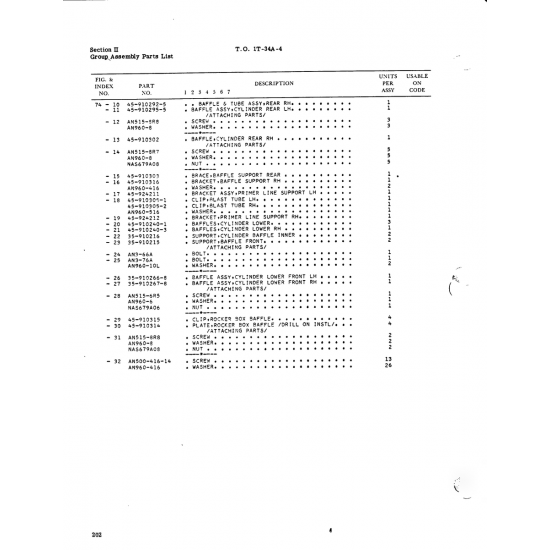 Aviation Part 35-910266-8 for Beech T34 Mentor Aircraft Aviation Part 35-910266-8 for Beech T34 Mentor Aircraft