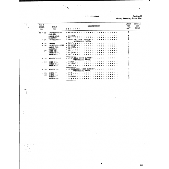Aviation Part 45-910185-5 for Beech T34 Mentor Aircraft Aviation Part 45-910185-5 for Beech T34 Mentor Aircraft
