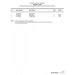 Aviation Part 4717238-16 for Cessna 525B Aircraft Aviation Part 4717238-16 for Cessna 525B Aircraft