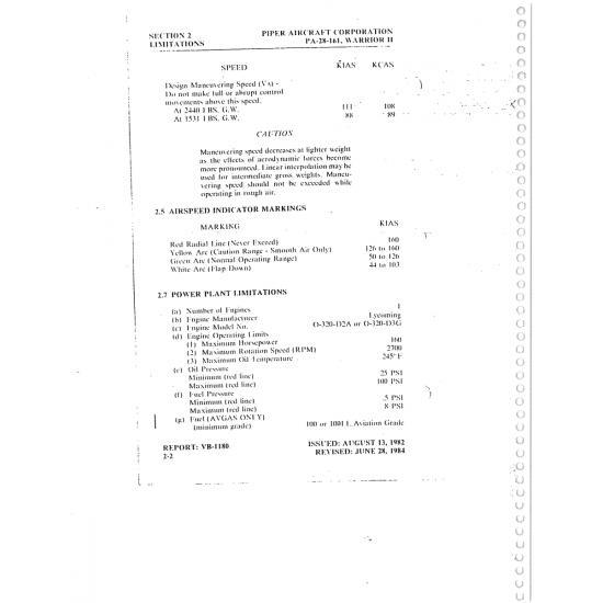 Aviation Part 0-320-D2A for Piper PA-28 Cherokee Aircraft Aviation Part 0-320-D2A for Piper PA-28 Cherokee Aircraft
