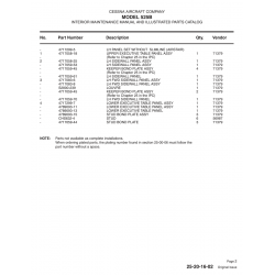 Aviation Part S2800-239 for Cessna 525B Aircraft