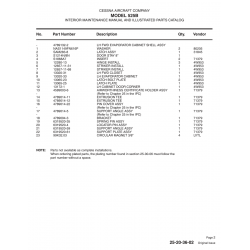 Aviation Part 13020-33 for Cessna 525B Aircraft