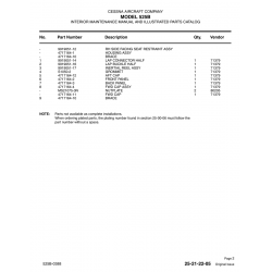 Aviation Part 4717164-2 for Cessna 525B Aircraft Aviation Part 4717164-2 for Cessna 525B Aircraft