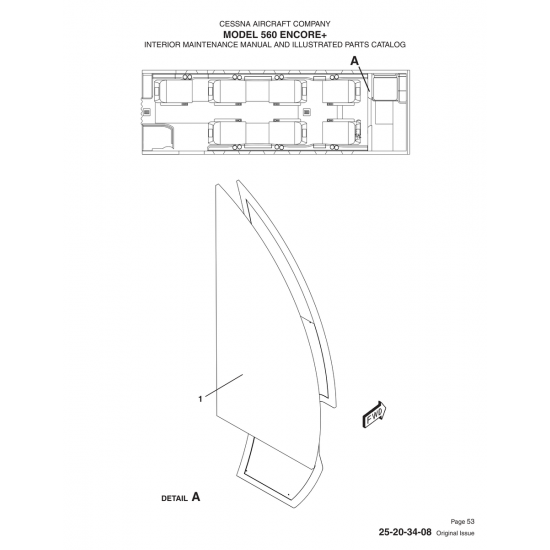 Original Issue 25-20-34-08 for Cessna 560 Aircraft Original Issue 25-20-34-08 for Cessna 560 Aircraft