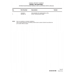 Aviation Part 4810825-8 for Cessna 560 Aircraft