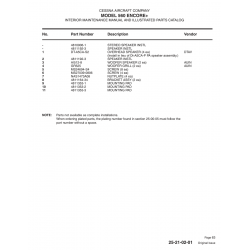 Aviation Part 4810906-1 for Cessna 560 Aircraft