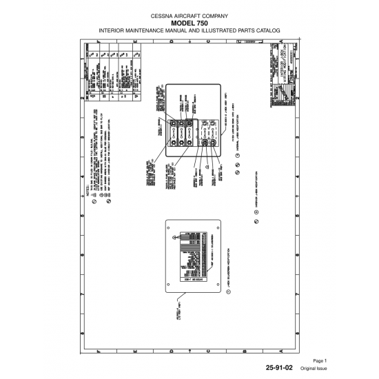 Original Issue (25-91-02) — Cessna 750 Original Issue (25-91-02) — Cessna 750