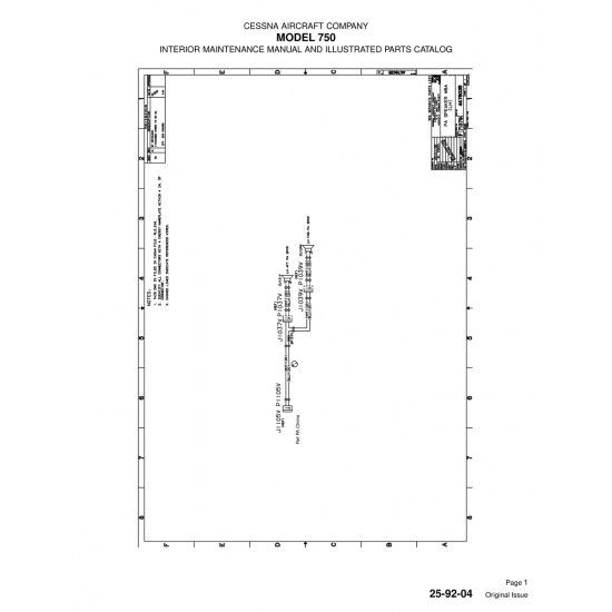 Original Issue (25-92-04) — Cessna 750