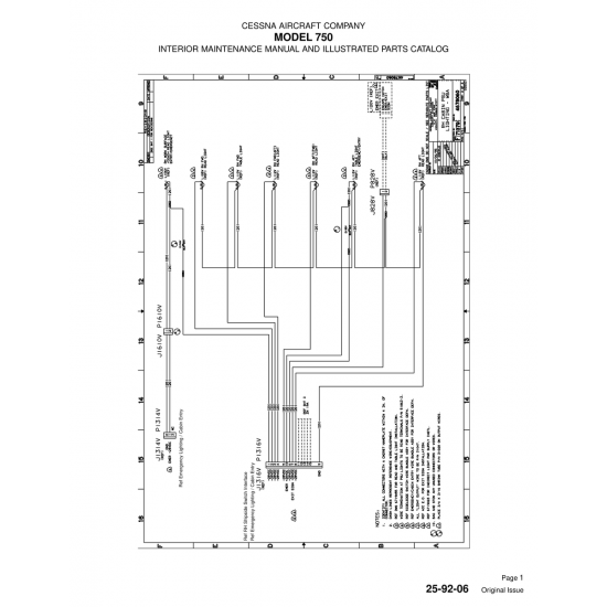Original Issue (25-92-06) — Cessna 750