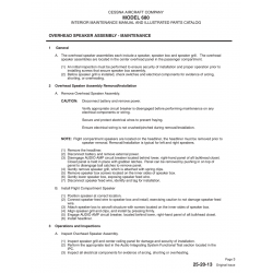 Original Issue 25-20-13 for Cessna 680 Aircraft Original Issue 25-20-13 for Cessna 680 Aircraft