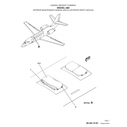 Original Issue 25-20-14-01 for Cessna 680 Aircraft Original Issue 25-20-14-01 for Cessna 680 Aircraft
