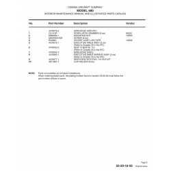 Aviation Part 4479040-2 for Cessna 680 Aircraft Aviation Part 4479040-2 for Cessna 680 Aircraft